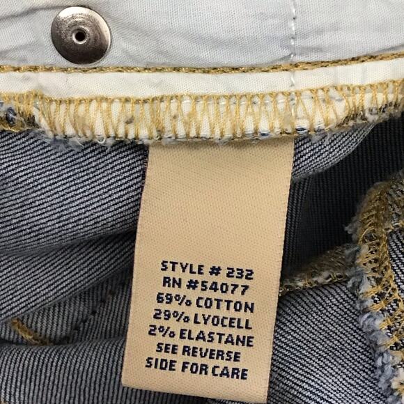 CAbi Jeans La Jolla Ankle Zip Slim Crop Cropped Ankle Jeans style 232 sz 4 - Picture 6 of 8